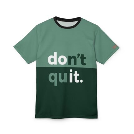 Motivational Unisex Tee | Don't Quit Graphic Shirt, Gym Wear, Casual Outfit, Fitness Gift, Inspirational Top
