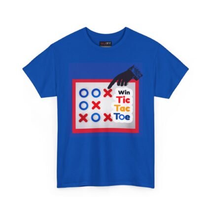Tic Tac Toe Game Unisex Heavy Cotton Tee - Fun and Casual Gift for Game Lovers