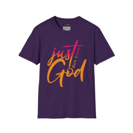 Faith-Inspired Unisex T-Shirt - Just God, Christian Apparel, Inspirational Gift, Relaxed Fit Tee, Everyday Wear