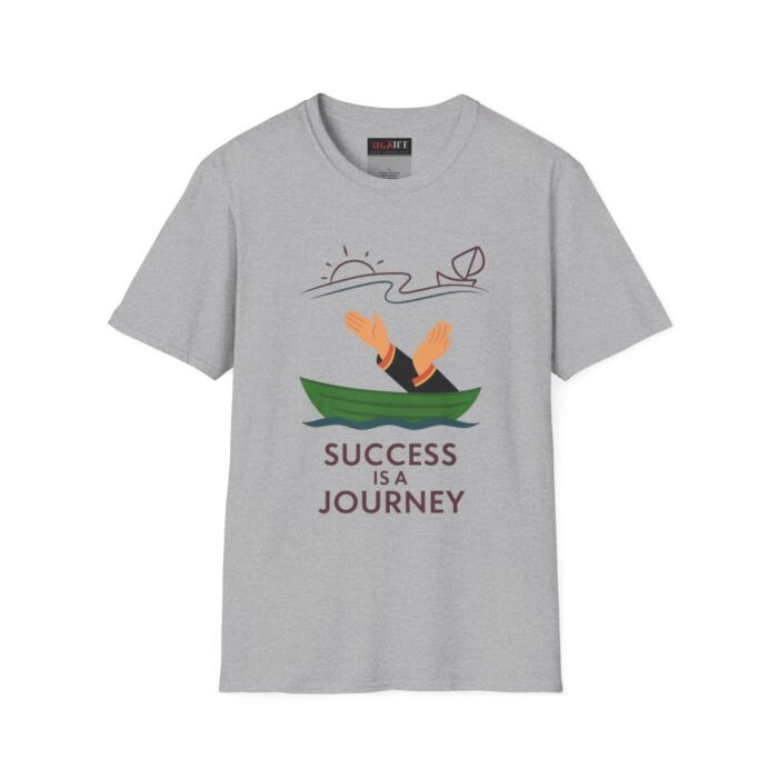 Aura Boat Dance Shirt -Success Is a Journey T-Shirt|,Viral TikTok Trend Tee,Aura Indonesian Trend,Minimalist Clapping,Motivational Funny Tee - Image 3